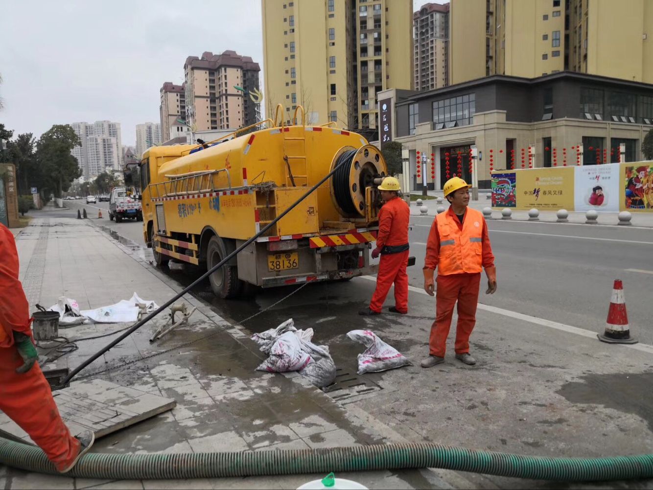 越西排污管道清淤-管道清洗